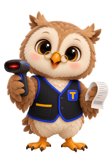 Tovi the owl, the SmartPOS Hub mascot